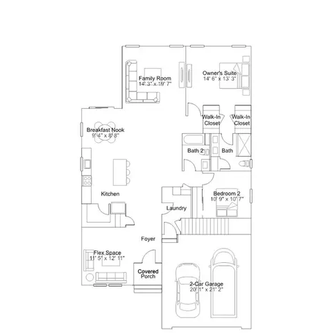Floorplan - 2405 Greyfriar Loop, Middletown, DE 19709 photo 1 of 7