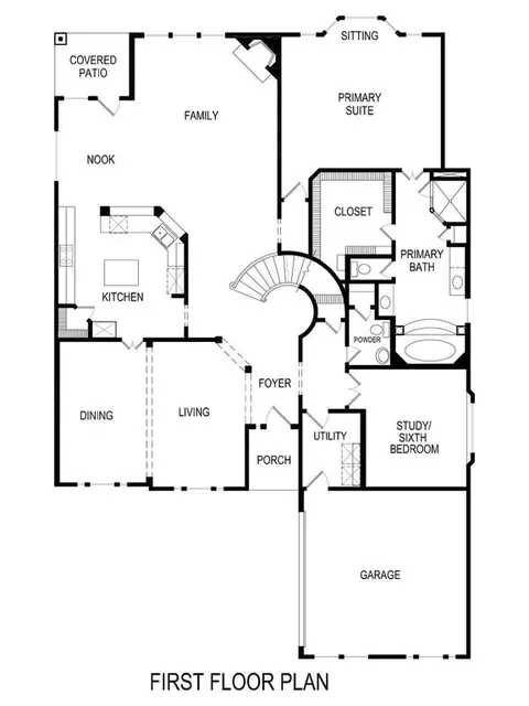 Floorplan - 1310 St Peter Ln, Prosper, TX 75078 photo 1 of 2