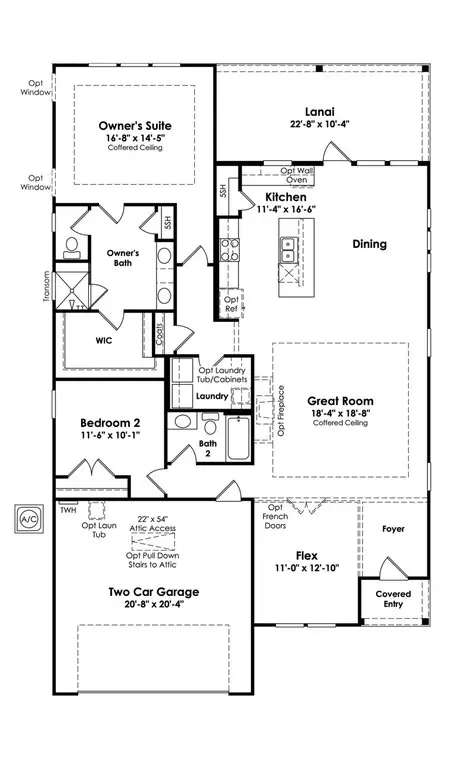 Floorplan - 4006 Cresswind Blvd, Monroe, NC 28110 photo 1 of 1