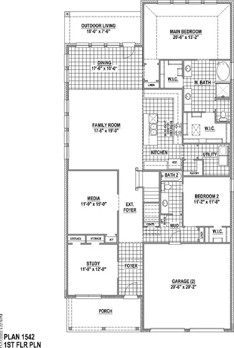Floorplan - 2101 Baxter Rd, Celina, TX 75009 photo 1 of 3