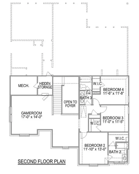 Floorplan - 4679 Bridgewood Dr, Spring, TX 77386 photo 2 of 4