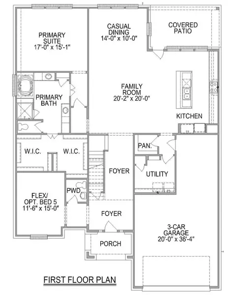 Floorplan - 4679 Bridgewood Dr, Spring, TX 77386 photo 1 of 4