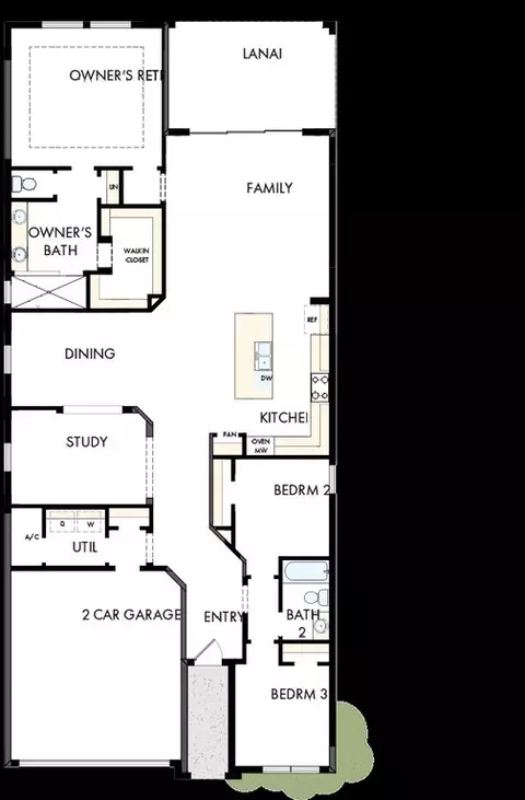 Floorplan - 5813 Native Oak St, Mount Dora, FL 32757 photo 1 of 1