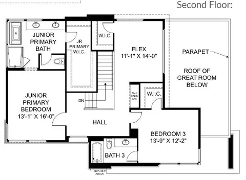 Floorplan - 14 Th St Bethany Home Rd, Phoenix, AZ 85014 photo 2 of 2