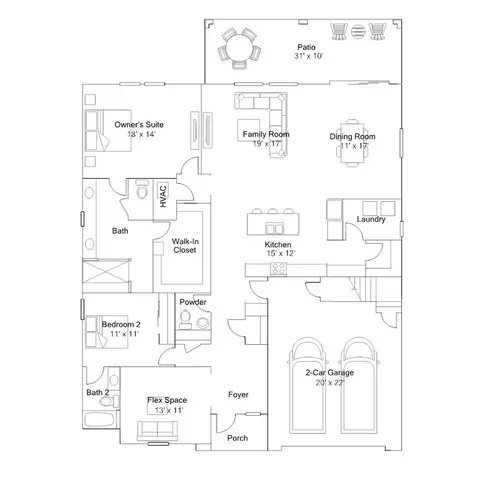 Floorplan - 11764 Violet Jasper Dr, Parrish, FL 34219 photo 1 of 1