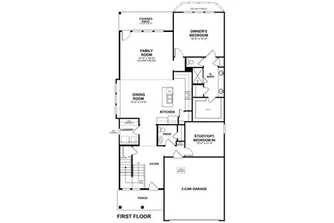 Floorplan - 820 Corvallis Dr, Leander, TX 78641 photo 2 of 5