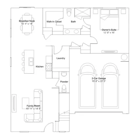 Floorplan - 744 Bechamel Ave, York, SC 29745 photo 1 of 2