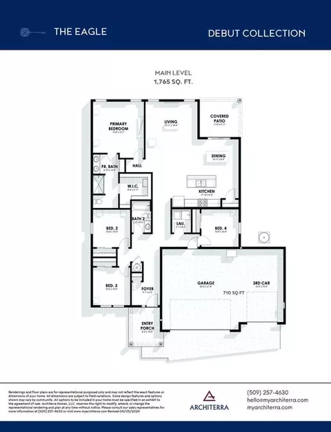 Floorplan - 705 E 5th St, Deer Park, WA 99006 photo 2 of 2