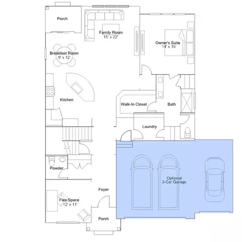 Floorplan - 621 Lismore Cir, Elgin, IL 60124 photo 2 of 3