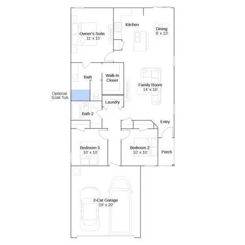 Floorplan - 2917 S 10th St, Broken Arrow, OK 74012 photo 3 of 3