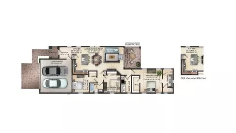 Floorplan - 2856 Willowseed Ln, Saint Cloud, FL 34772 photo 1 of 1