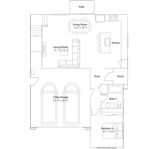 Floorplan - 6980 Constance Pl, Tracy, CA 95377 photo 1 of 2