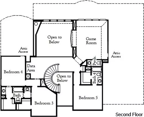 Floorplan - 1741 Kyle Ct, Prosper, TX 75078 photo 2 of 2
