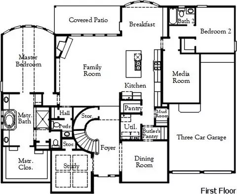 Floorplan - 1741 Kyle Ct, Prosper, TX 75078 photo 1 of 2