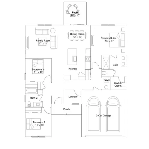 Floorplan - 18532 Lancer St, Lowell, IN 46356 photo 1 of 2