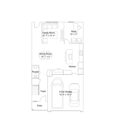 Floorplan - 1605 Bennet Ave, Ellendale, DE 19941 photo 1 of 3