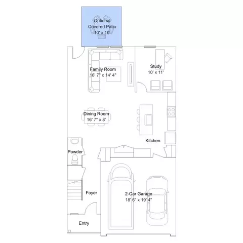Floorplan - 1605 Bennet Ave, Ellendale, DE 19941 photo 2 of 3