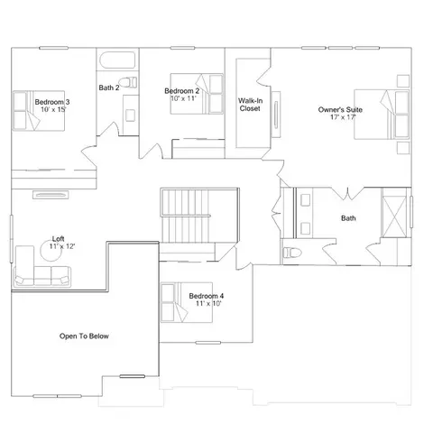 Floorplan - 710 Erwin St, Oswego, IL 60543 photo 2 of 2