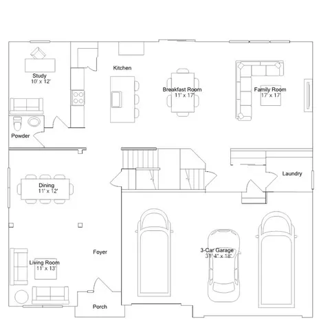Floorplan - 710 Erwin St, Oswego, IL 60543 photo 1 of 2
