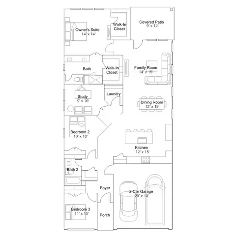 Floorplan - 3622 Compass Pointe Ct, Angleton, TX 77515 photo 1 of 1