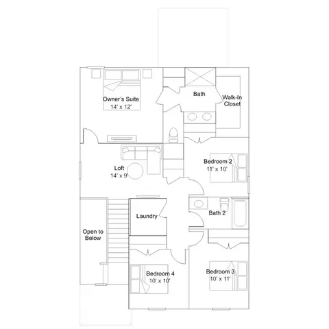 Floorplan - 302 Little Brook Ln, Moncks Corner, SC 29461 photo 2 of 2