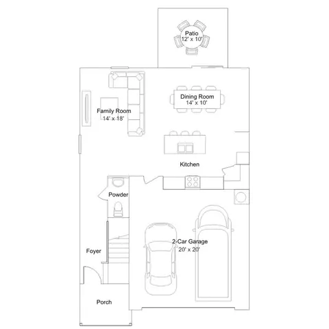 Floorplan - 302 Little Brook Ln, Moncks Corner, SC 29461 photo 1 of 2