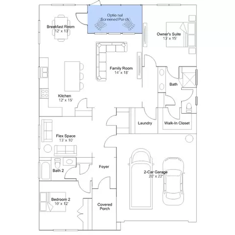 Floorplan - 44 E First St, Williamston, SC 29697 photo 4 of 4
