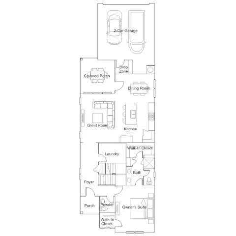 Floorplan - 329 Golden Trace Dr, Garner, NC 27529 photo 1 of 4