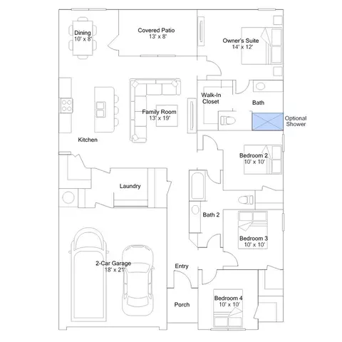 Floorplan - 5405 Daxton Dr, Tuttle, OK 73089 photo 2 of 3