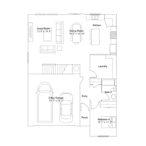 Floorplan - 983 Granite Dr W, Madera, CA 93636 photo 1 of 2