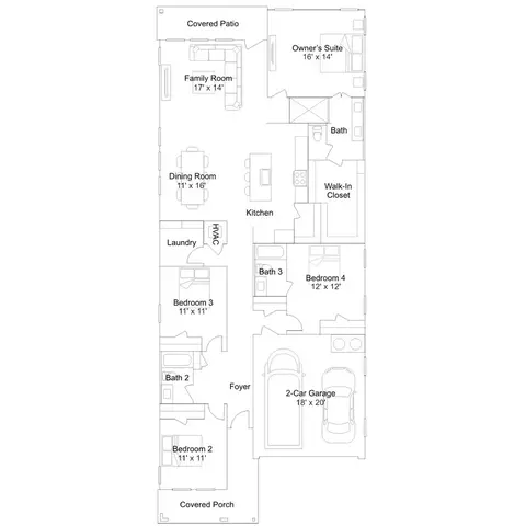 Floorplan - 308 Cypress Fork Trl, Saint Cloud, FL 34772 photo 1 of 1