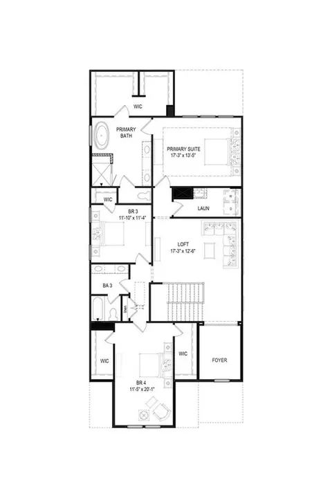 Floorplan - 433 Edgewater Chase, Canton, GA 30115 photo 2 of 2