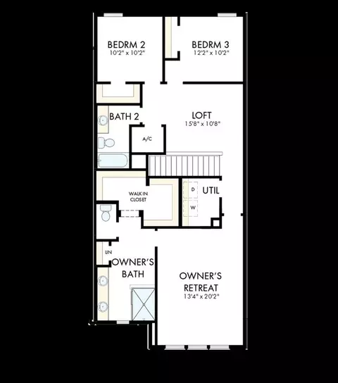 Floorplan - 1084 Wildlight Ave, Yulee, FL 32097 photo 1 of 2