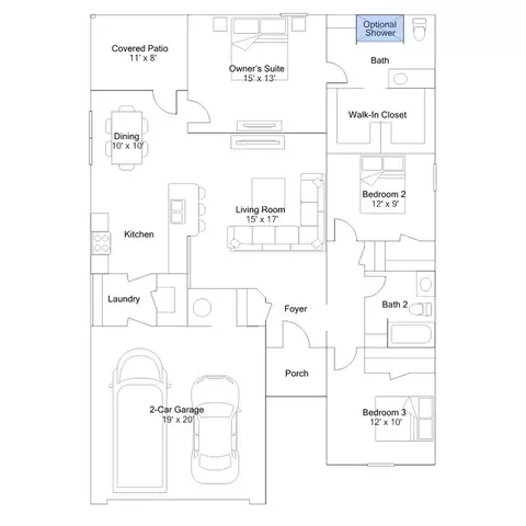Floorplan - 432 Silas Dr, Tuttle, OK 73089 photo 2 of 3