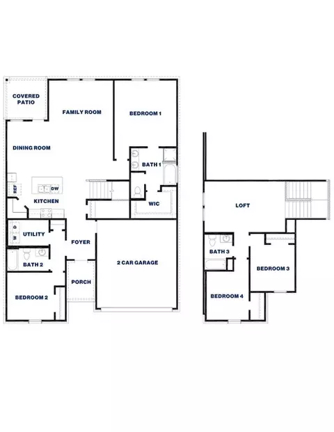 Floorplan - 626 Bronze Wolf Ct, Conroe, TX 77303 photo 1 of 1