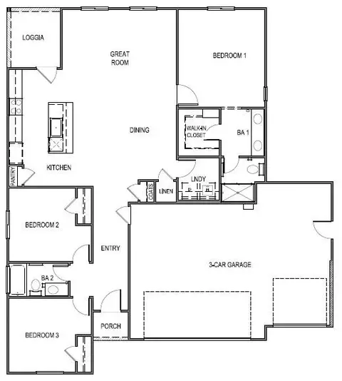 Floorplan - 4235 Haleakala Ave, Redding, CA 96001 photo 1 of 1