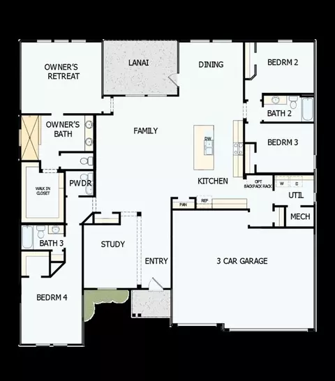 Floorplan - 75776 Lily Pond Ct, Yulee, FL 32097 photo 1 of 1