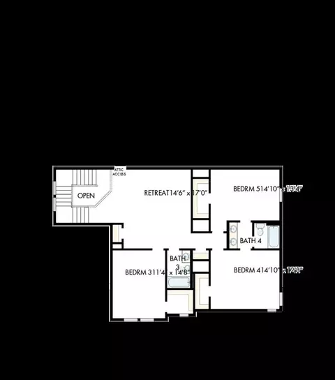Floorplan - 3300 Double Spur Trl, Georgetown, TX 78628 photo 2 of 2