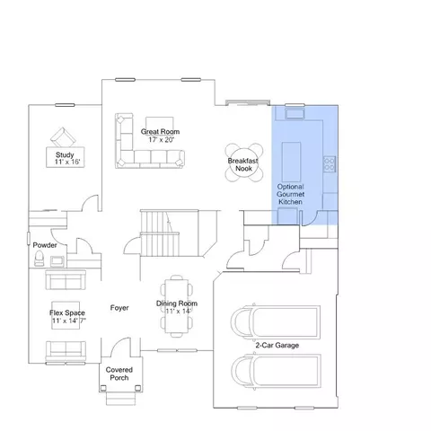 Floorplan - 424 Crownleaf Dr, Middletown, DE 19709 photo 3 of 15