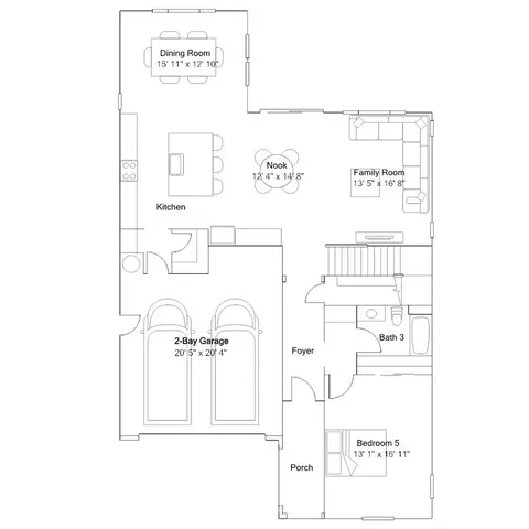 Floorplan - 2617 Emery St, Tracy, CA 95377 photo 1 of 2