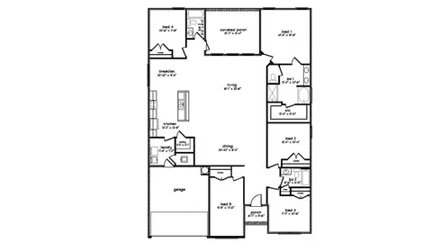 Floorplan - 3722 Deltona Blvd, Chipley, FL 32428 photo 1 of 1