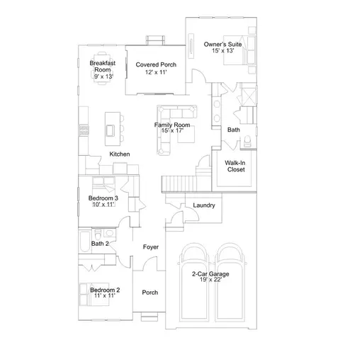 Floorplan - Corner, Harbeson, DE 19951 photo 1 of 7