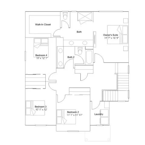 Floorplan - 2771 Horseshoe Cir, Fairfield, CA 94533 photo 2 of 2