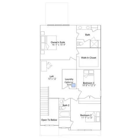 Floorplan - 2001 English Saddle Ln, Durham, NC 27703 photo 3 of 3