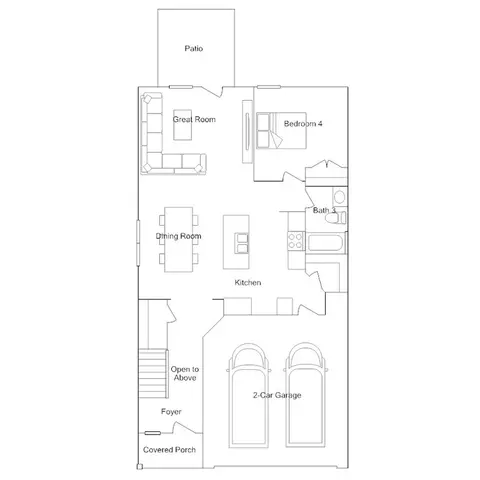 Floorplan - 2001 English Saddle Ln, Durham, NC 27703 photo 1 of 3
