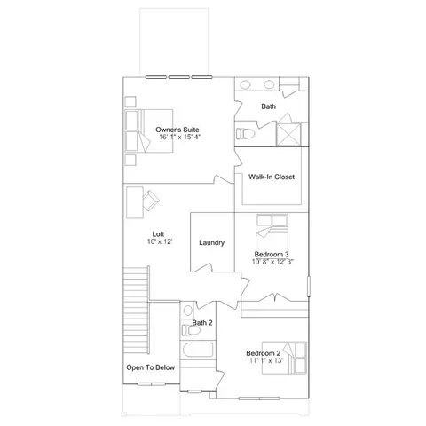 Floorplan - 2001 English Saddle Ln, Durham, NC 27703 photo 2 of 3