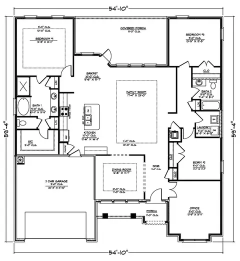 Floorplan - 2382 Hamilton Ridge Dr E, Mobile, AL 36695 photo 1 of 1