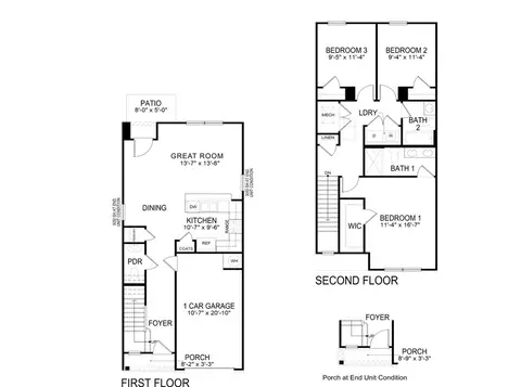 Floorplan - 6430 Silver Canoe Way, Galloway, OH 43119 photo 1 of 1