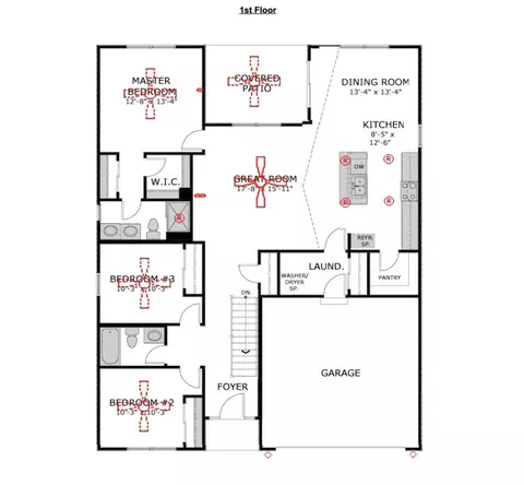 Floorplan - 4566 Bella Terra Dr, Arnold, MO 63010 photo 1 of 2
