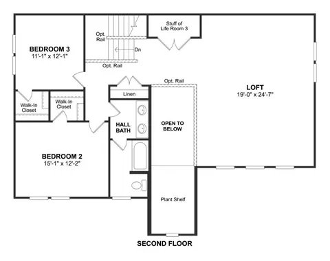 Floorplan - 1016 Longbow Trl, Justin, TX 76247 photo 2 of 2